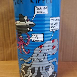 Kippendose_Rheincleanup Zons Motiv Krake